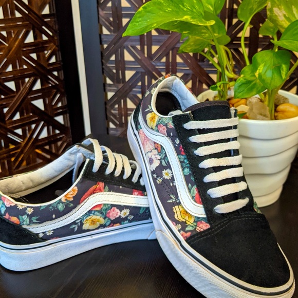 VANS Old School Floral Print - Picture 1 of 8